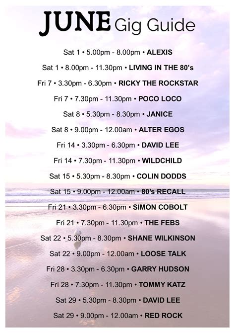 caloundra gig guide